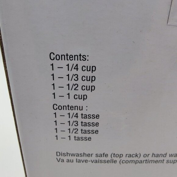 Pumpkin Measuring Cups Set 4 Pc Ceramic Thanksgiving Fall Harvest Decor - Picture 3 of 5